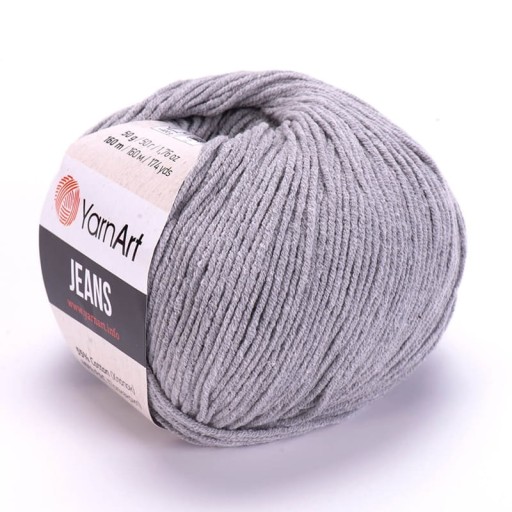 YARNART JEANS 46 priadza, šedá