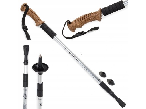 1X NORDIC WALKING palicou TREKKINGOVÉ KORKOVÉ TYČKY