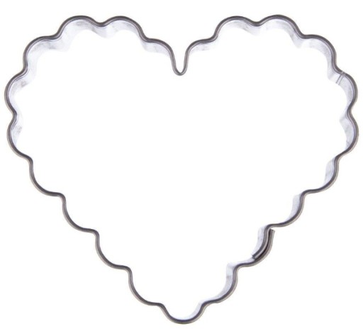 Vykrajovač WAVED HEART, vykrajovač na perníčky