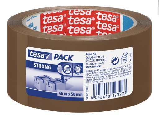 tesa STRONG baliaca páska 66m x 50mm hnedá tichá
