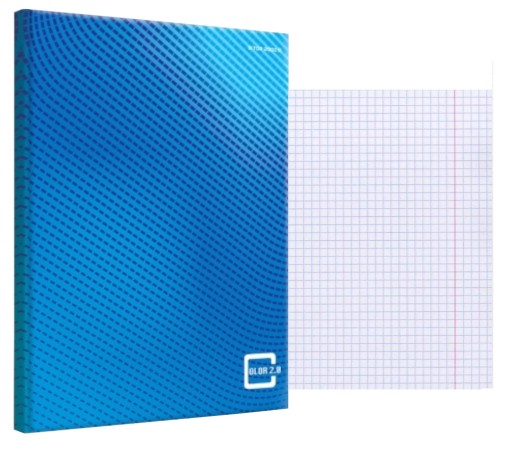 Brulion COLOR 2.0 A5 192 štvorcových listov TOP2000
