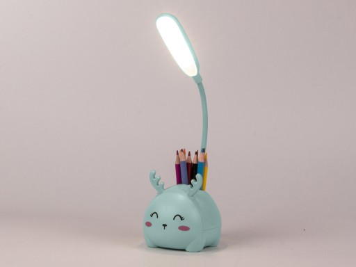 Detské nočné svetlo LED usb organizér stojan telefón pre učenie čítania