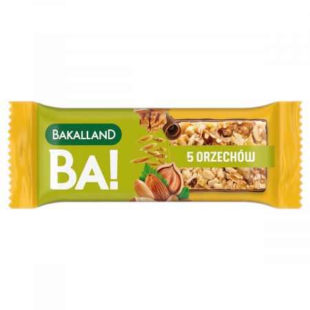 Bakalland Cereálna tyčinka 5 orechov 40 g
