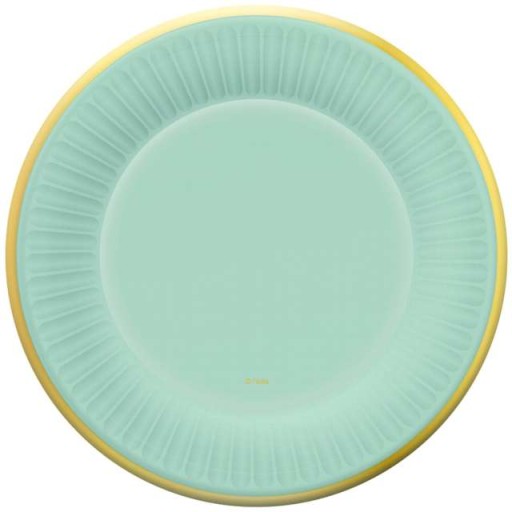 MINT kruhové CLASSIC papierové taniere x6