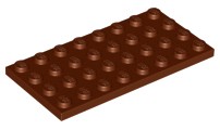 LEGO 3035 TANIER 4x8 hnedá NOVINKA (5g)
