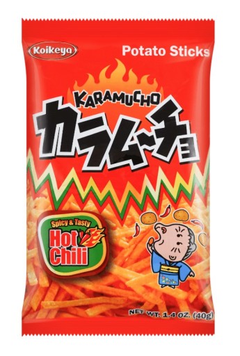 Koikeya Hot Chili zemiakové lupienky 40 g