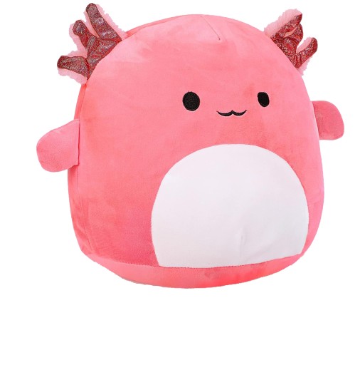 PLYŠOVÝ MASKOT PRE DETI axolotl kawaii 8 palcov ružový