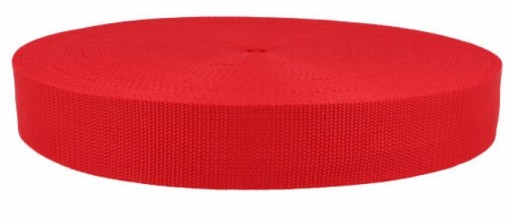 Páska na nosenie koženého popruhu 40 mm - 5 m Červená