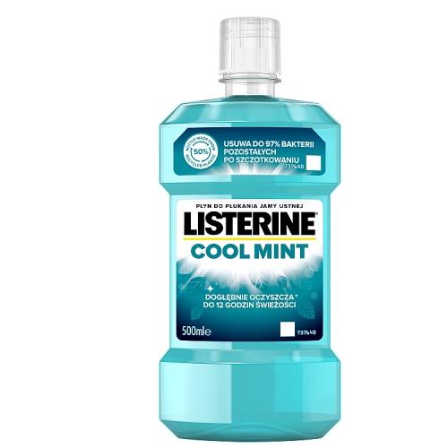LISTERINE Cool Mint ústna voda, svieži dych 500 ml