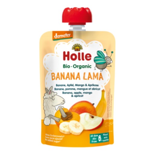 Banánovo-jablkovo-mango-marhuľová pena v tube bez akýchkoľvek prísad