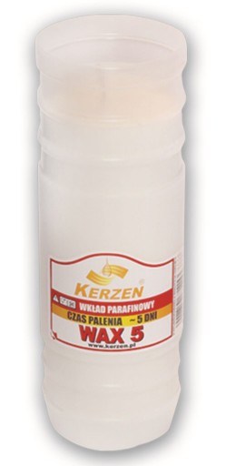 Vložka do sviečky parafínová KERZEN WAX 5 120h