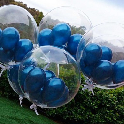 BOBO Sphere Balloon Transparent Crystal 45cm