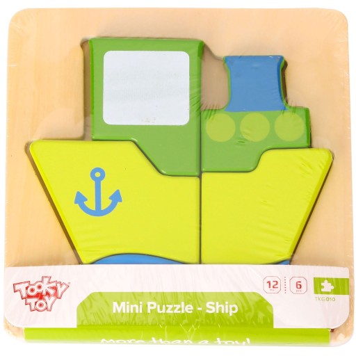 TOOKY TOY Puzzle Montessori Puzzle Hrubé bloky