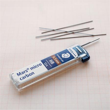 Staedtler náplň do ceruziek čierna 0,5mm 12 ks