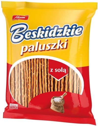 Beskidzkie tyčinky Aksam so soľou 240g x3