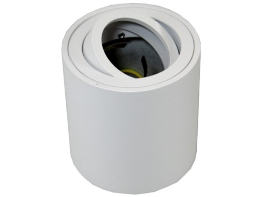 TUBA Lamp Nastaviteľná BIELA 1xGU10 LED Okrúhla