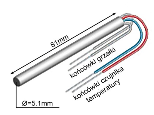 Keramický ohrievač 24V/48W pre spájkovačku ZD-937