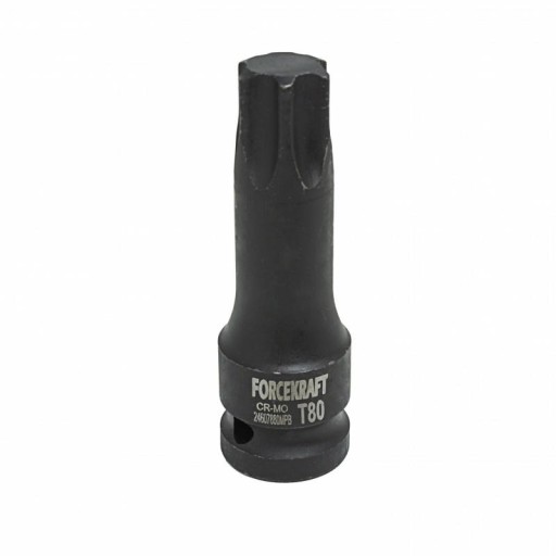 Hlavica nástrčného bitu TORX nárazová šesťhranná špička T80 1/2