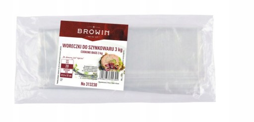 Plastové vrecká do šunkovaru 3kg 20 ks ČB