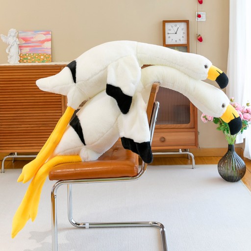 FLAMINGO 50CM VANKÚŠ BIELY MASKOT E1399 EMAJ