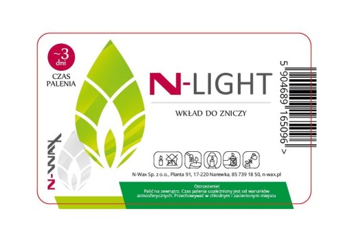 Vložka na sviečky N3 - N-LIGHT