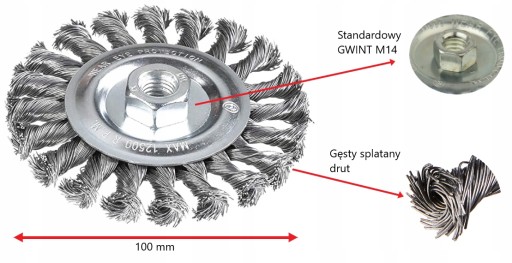 VNÚTORNÁ ČISTIACA KEFA NA BRÚSKU 100mm
