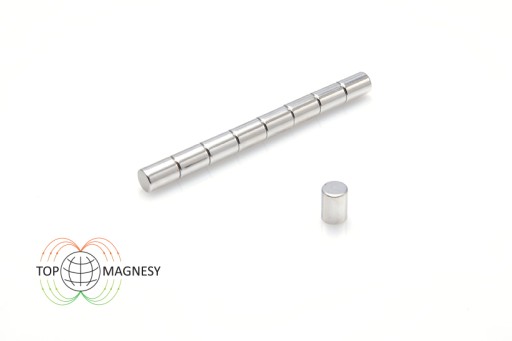 Neodymový magnet valcový MW 5x7 N38 10 ks.