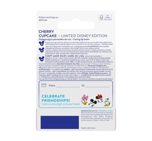NIVEA Disney Edition Minnie Mouse ošetrujúci rúž 4,8 g