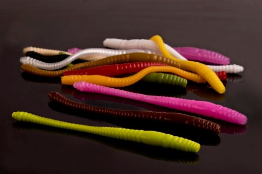 Libra Lures Bait Rubber Dying Worm 7cm 038 HNEDÝ SYR 1 ks.