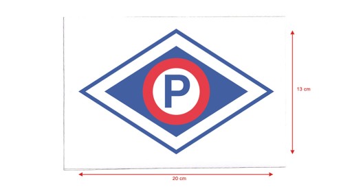 Nálepka na auto Oddelenie policajnej prevencie