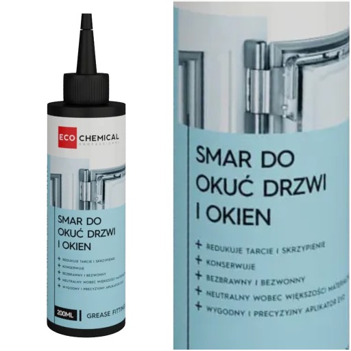 TUK NA DVERE A OKENNÉ KOVANIE D010-0,2 200 ML S EKOCHEMICKÝM APLIKÁTOROM