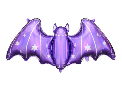 Halloweenske balóny netopier fialové 119cm MEGA 1x darček k príležitosti