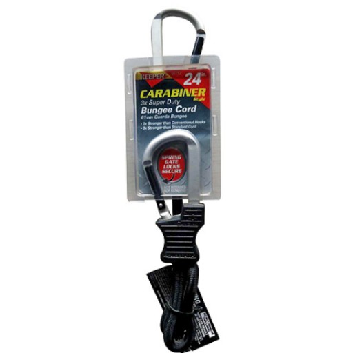 ELASTICKÉ LANO S KARABÍNAMI 8 mm 90 cm