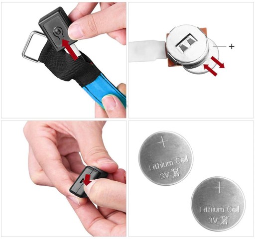SVIETIACI REFLEXNÝ LED PÁS REFLEXNÝ PÁS NA VELCRO