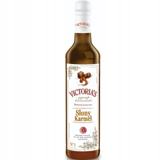 Victoria's Salted Caramel barmanský sirup 490 ml
