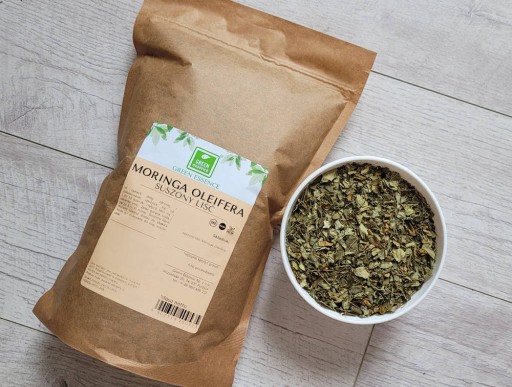 Susz Moringa OLEIFERA listy 250g Susz Tree of Life 100%