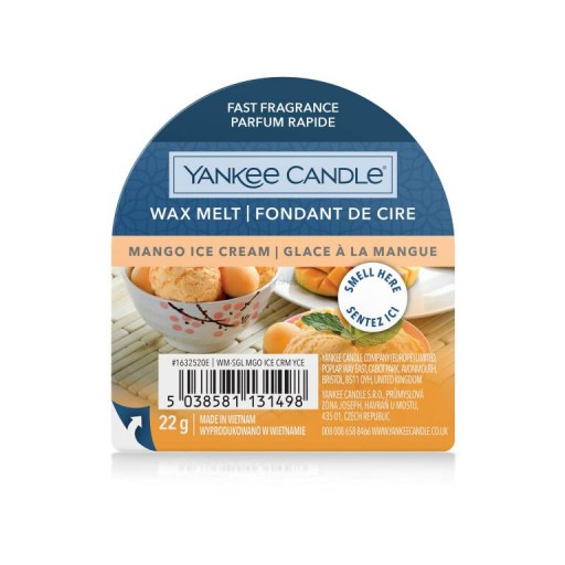 Mango Ice Cream - Yankee Candle - vonný vosk