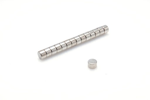 Neodymový magnet valcový MW 6x4 N38 3 ks