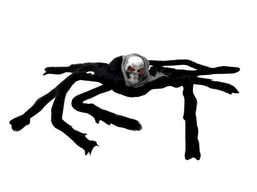 DEKORATÍVNA pavučina + HALLOWEENSKÉ PAVÚKY