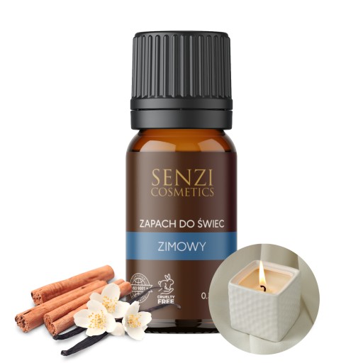 Vôňa na sviečku sójový olej na sviečku 10ml ZIMNÁ VANILKA ŠKORICA
