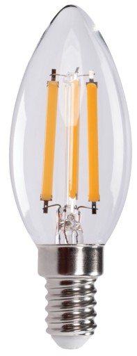 E14 XLEDIM C35 LED žiarovka 5,9W-WW 806lm 2700K teplá farba, stmievateľná