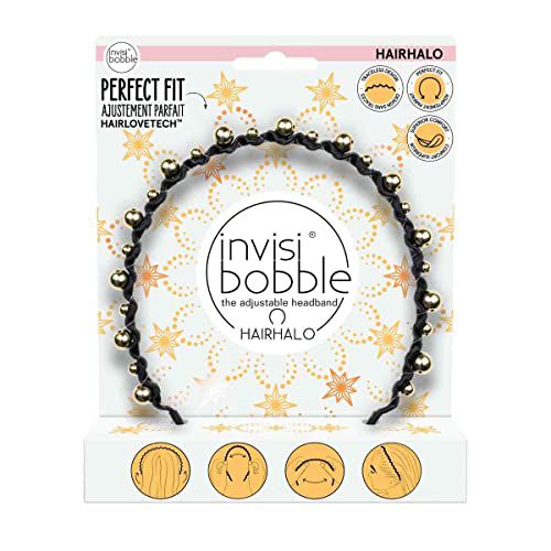 Nastaviteľná gumička do vlasov Invisibobble Hairhalo You're a Star