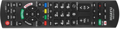 DIAĽKOVÉ OVLÁDANIE PRE LCD TV PANASONIC RM-D1170+, NETFLIX, 3D PLUS BATÉRIE
