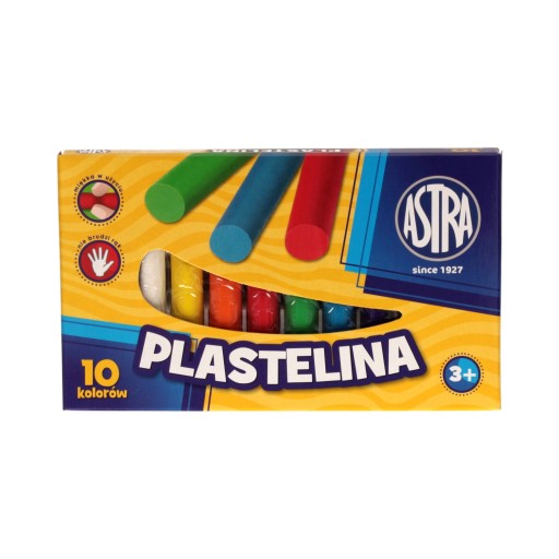 Školská plastelína 10 farieb ASTRA