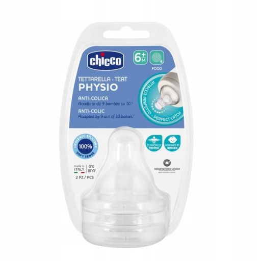 CHICCO PERFECT5 PERFECT FĽAŠOVÝ CUVNÍK 6m+ 2ks