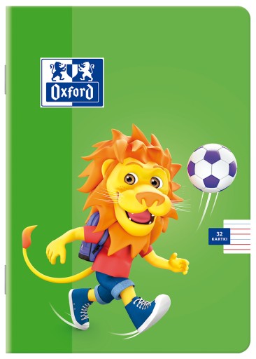 OXFORD LION NOTEBOOK A5/32K DVOJFAREBNÝ RAD