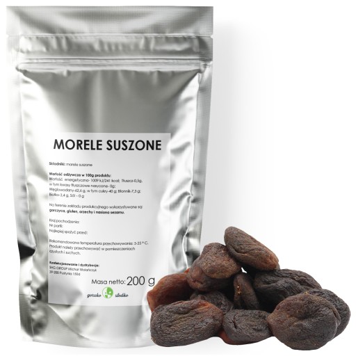 SUŠENÉ MARHULE, prírodné, bez konzervantov, 200g