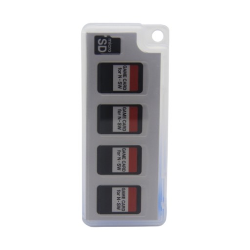 IRIS Game box 8 herných kariet Switch Lite + 2 MicroSD karty biele