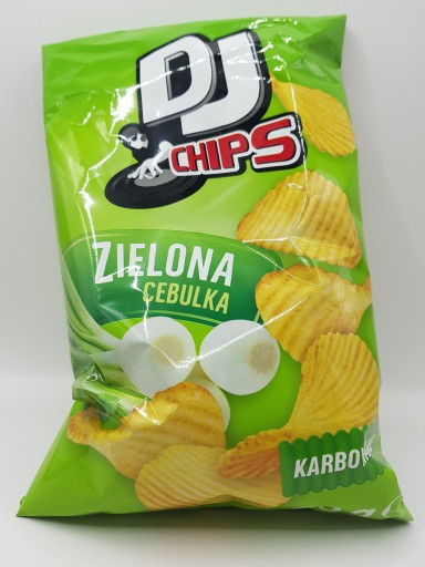 Dj Chips Zemiakové lupienky s príchuťou zelenej cibuľky 60g