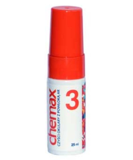 Chemax 3 poháre tekutiny 25ml